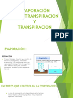 EVAPORACIÓN TRANSPIRACION Y EVOPOTRANPIRACION PPTS.pptx