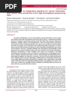 Cancerdiscover: An Integrative Pipeline For Cancer Biomarker and Cancer Class Prediction From High-Throughput Sequencing Data