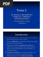 Download A ECONI - Tema 2 - El Modelo Ricardiano Sobre El Comercio Internacional by Christian Romo SN39069046 doc pdf