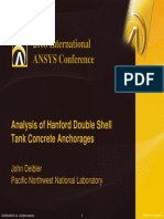 Analysis of Hanford Double Shell Tank Concrete Anchorages