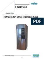Mabe refrigerador Manual de Servicio Sirius AQUA