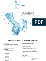 Plumbing System: Water Supply Sewer Fire Protection