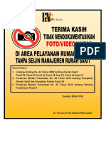 Poster Dilarang Mengambil Gambar PDF