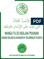 Manga Tu (3) Usulan/puunan Amuin Wajib Ha Manusiya' in Umingat Kaniya