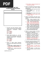 3 Soal Ujian Pre Test Btcls Sag Materi BHD Post Te PDF