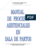 Procesos asistenciales en sala de partos