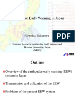 Earthquake Early Warning in Japan: Hiromitsu Nakamura