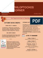 Philoptochos Corner: October News Briefs