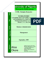 A Feasibility Study and Viability Appraisal PDF