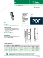 Littelfuse Fuse Holder LPXV Datasheet PDF