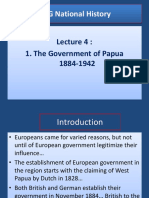 Lecture 4 - 1. the Govt of Papua - 1884 -1946 BY YAMSOB MOSES