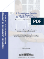 A Transição Da Familia para o Exercicio Do Papel de Cuidadora