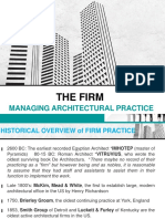 The Firm: Managing Architectural Practice