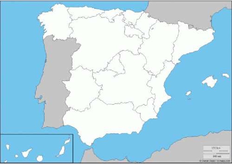 Mapa Politic Mut Espanya A4 | PDF
