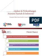 Arah Kebijakan & Perkembangan Asuransi Syariah Di Indonesia - IKNB Syariah OJK