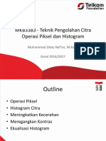 MKB3383 Teknik Pengolahan Citra - 2 - Operasi Piksel Dan Histogram PDF