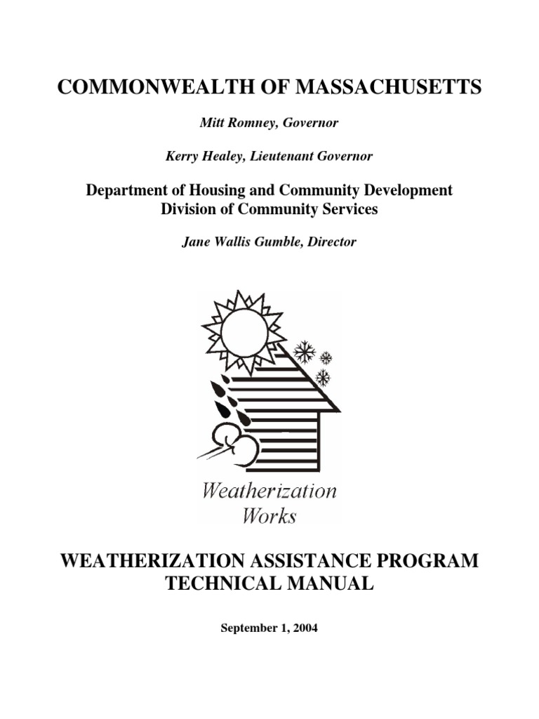 Weatherization Assistance Program | PDF | Hvac | Combustion