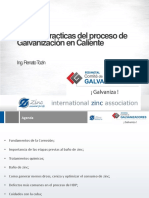 Buenas Practicas Del Proceso de Galvanizacion en Caliente