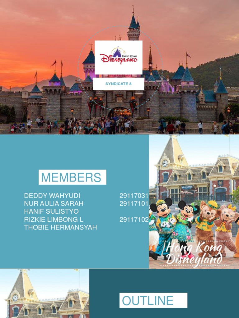 Hongkong Disneyland Ppt Syndicate 666 The Walt Disney Company 