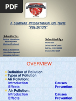 Comprehensive Pollution Overview PPT | PDF | Air Pollution | Pollution