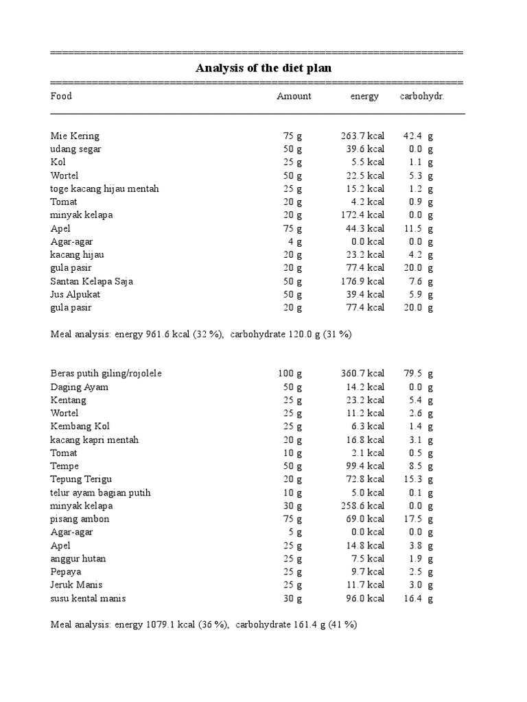 analysis-of-the-diet-plan-pdf