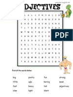 Adjectives1 Wordsearch