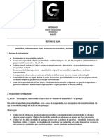 Roteiro de Aula - Aula 03 - Principios, Personalidade Civil, Teoria Da Incapacidade, Legitimidade e Emamncipação