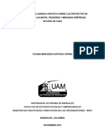 Influencia de La Agencia Creativa Sobre Los Proyectos de Innovación de Las Mipyme_Informe Final_VHurtado