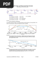 ECE 304: Open-And Short-Circuit Time Constants