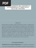 Comportamiento Del Concreto A La Compresion Vs Tiempo