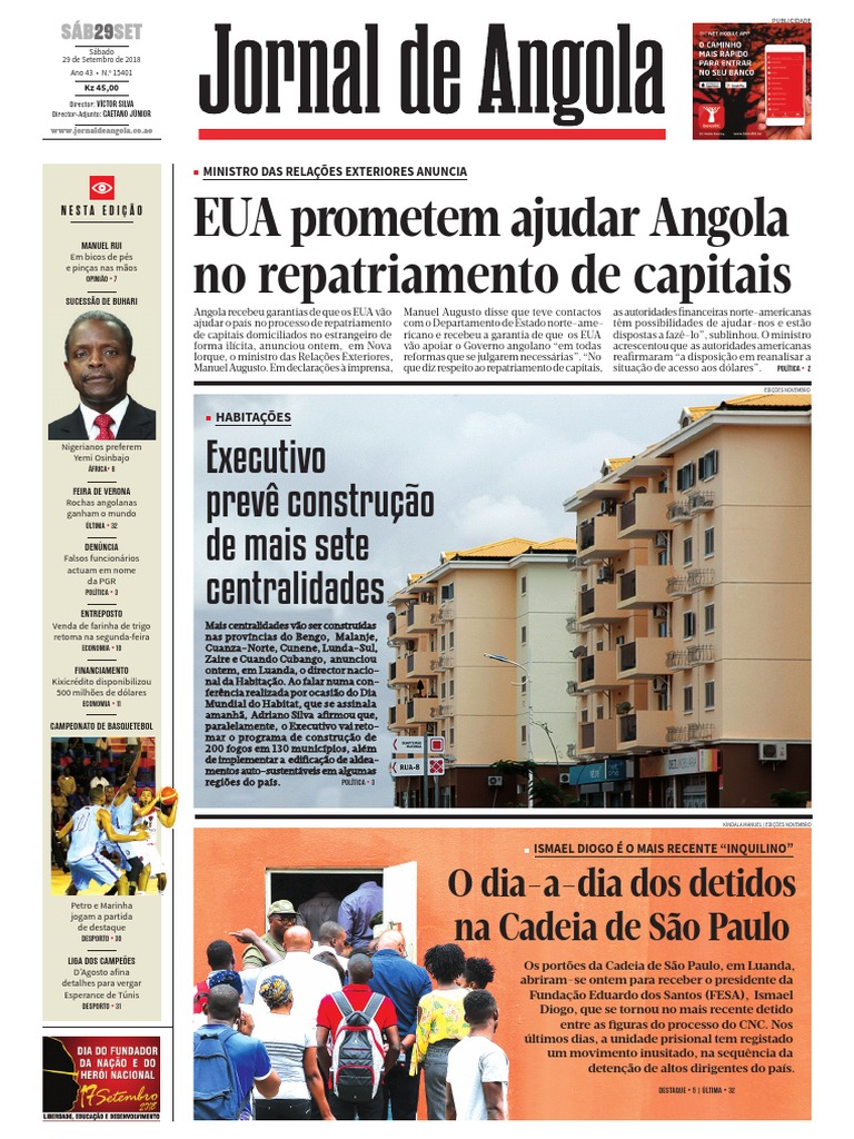 Jornal de Angola - Notícias - Petro de Luanda projecta clássico com 1º de  Agosto