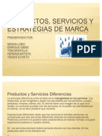 Productos, Servicios y Estrategias de Marca