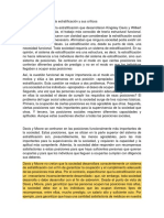 Teoría funcional estratificación y críticas