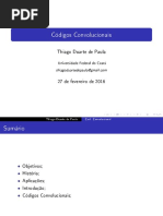 Códigos Convolucionais Apresentacao