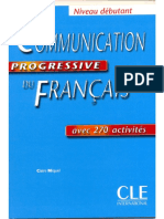 Communication Progressif Du Francais Niveau Debut