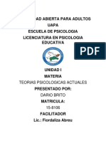 Tarea 1 de Teorias Psicologicas Actuales