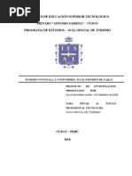 Antonio Lorena Cusco Tursimo Vivencial y Costumbres en El Distrito de Taray