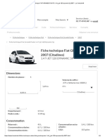 Fiche Technique Fiat Grande Punto 1q