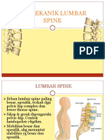 Biomekanik Lumbal Spine