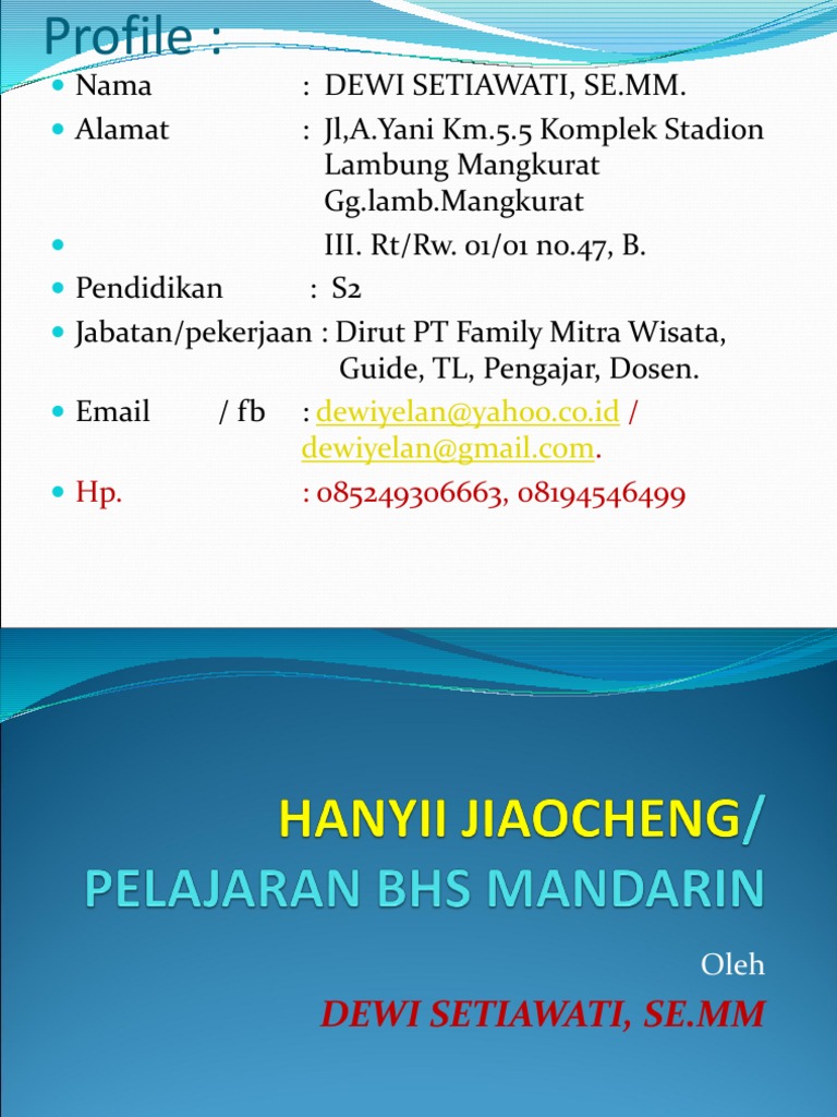 Bahasa Mandarin Pelajaran 1 2 Stiena Akparnas Pdf
