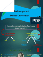 Presentación Modelos de diseño curricular