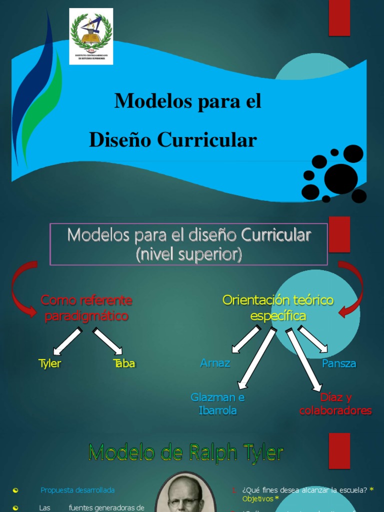 Modelos de Diseño Curricular en Educación | PDF | Plan de estudios ...