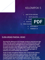 Subluxation Radial Head