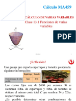 5.1 - Funciones de Varias Variables