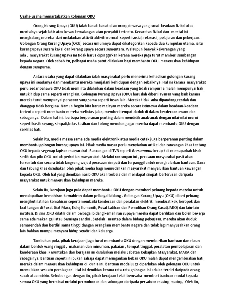 Karangan Pt3 Warga Tua Pdf
