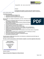 Formulario de Aplicacion Productores - Shared Interest