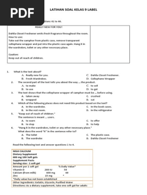 42+ Contoh soal procedure text pilihan ganda dan jawabannya kelas 9 ideas in 2021 