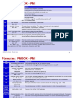 PMBOK Formulas Guide