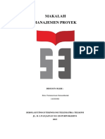 Makalah Manajemen Proyek PDF