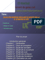 PFE Ingéniorat Hydraulique Dimensionnement D'un Réservoir Circulaire Présentation KADI